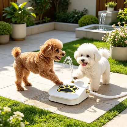 Dog Water Fountain Outdoor,No Electricity Step-On Activated Pet Sprinkler - view 6