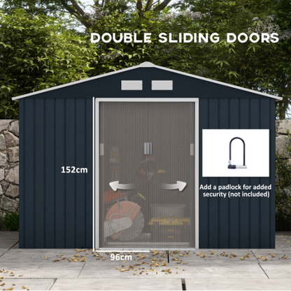 Outdoor Garden Storage Shed Tool House - view 4
