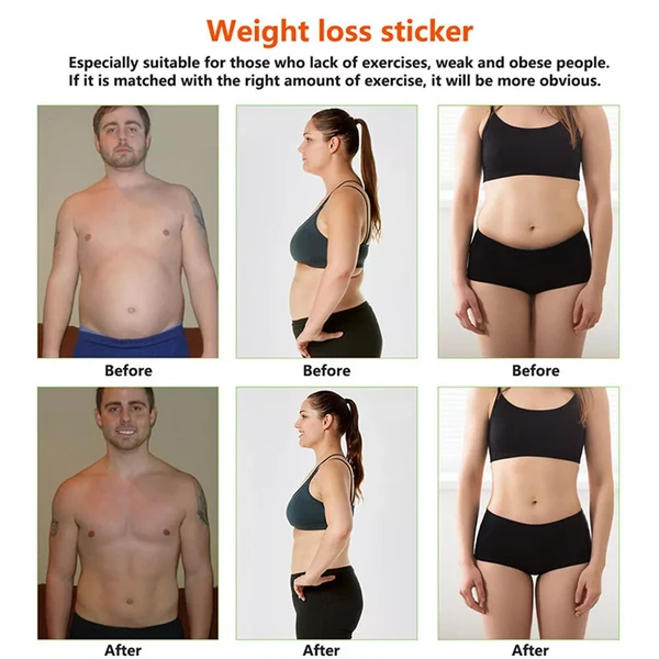 60PCS Slim Patch Weight Loss Slimming Diets Pads Detox Burn Fat Adhesive US - view 3