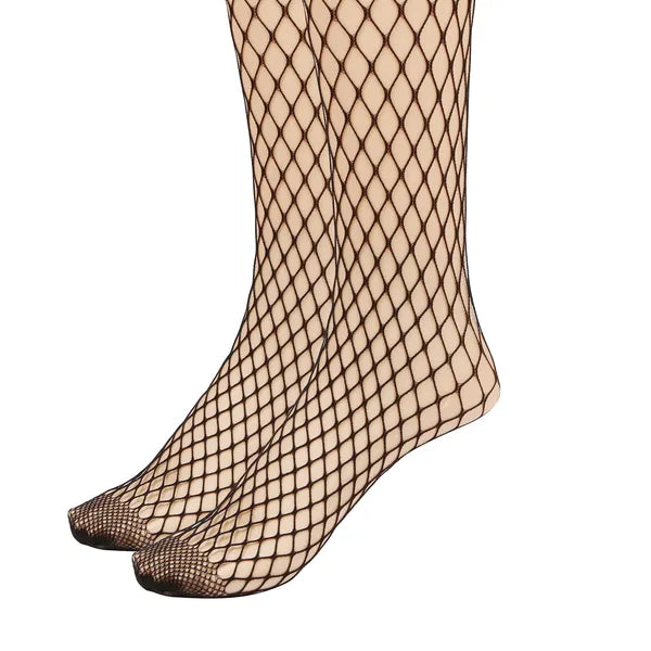 Women Fishnet Tights Sexy High Waist Fishnet Pantyhose Stretchy Mesh Hollow Out Tights Stockings - view 4