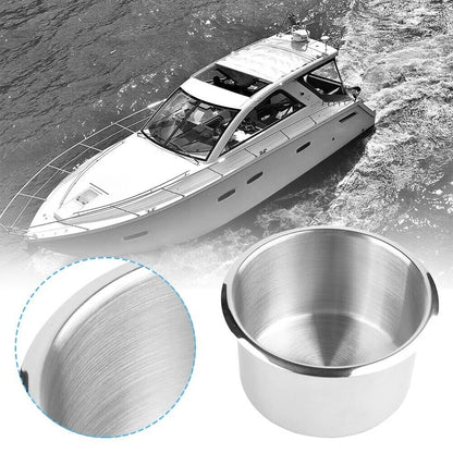 Universal Stainless Steel Cup Drink Holders for Car Boat Truck Marine Camper RV - view 10