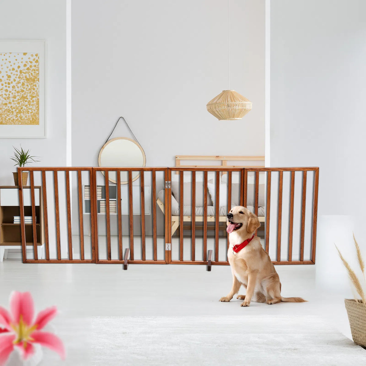 The Wooden Dog Fence Brown - view 6