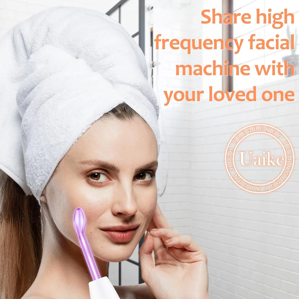 High Frequency Wand 'C Violet Portable Skin Therapy Machine For Anti-Aging - Skin Tightening - Wrinkle Reducing - view 6