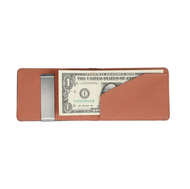 Unisex PU Leather Wallet RFID Blocking Slim Bifold Credit Card Holder With Money Clip - view 4