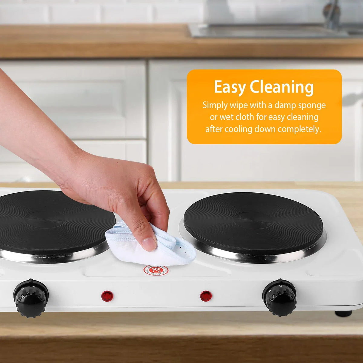 2000W Double Electric Burner Portable Dual Counter Stove Countertop Hot Plate Kitchen Cooker Stove With 5 Gear - view 8