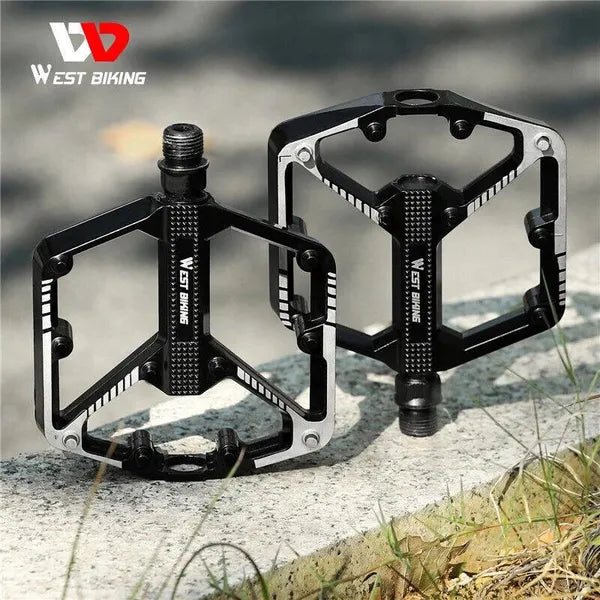 Bicycle Pedals DU Bearing Aluminum MTB Bicycle Pedals Black 9/16 Inch - view 2