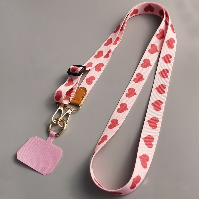 Mobile Phone Lanyard Crossbody Bag Solid Color Long Braces Detachable Multi-purpose Strap Rope - view 5