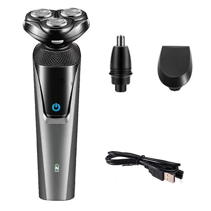 Electric Shaver Mens Razor Rotary Waterproof Pop-Up Trimmer Wet Dry Cordless - view 2
