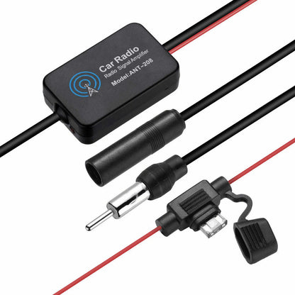 Car Auto Stereo FM & AM Radio Signal Antenna Aerial Signal Amp Amplifier Booster - view 4