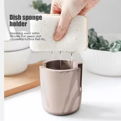 Diatom Mud Sponge Rack Kitchen & Bathroom Sink Caddy For Sponges Scrubbers - view 6