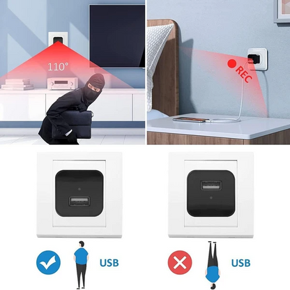 Mini Hidden Camera Home Security Nanny Cam Full HD 1080P DVR Night Vision Audio - view 2