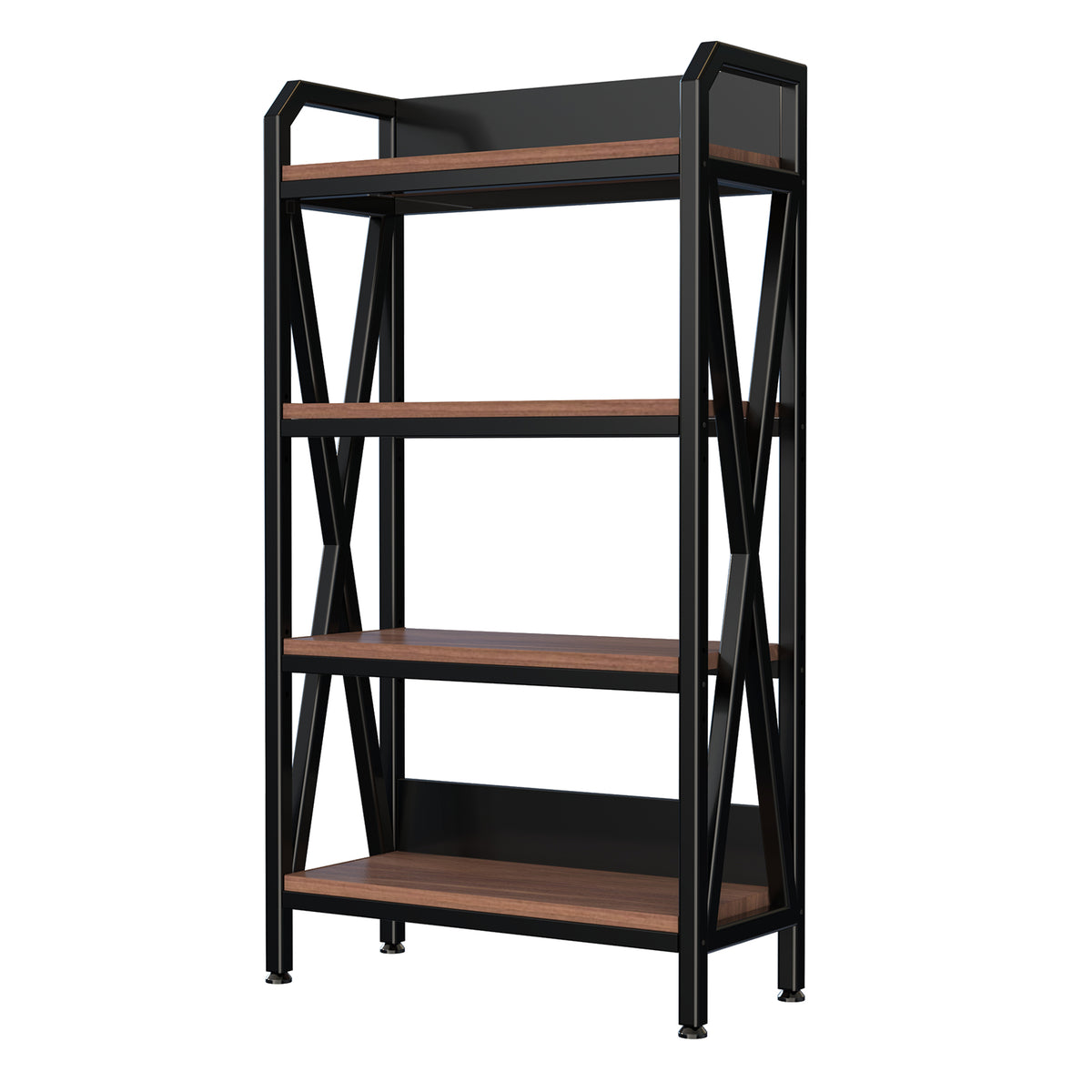 56.30'' Bakers Rack 4-Level Storage Shelves Metal And Wooden Kitchen Shelves, Kitchen Organizers And Storage - view 2
