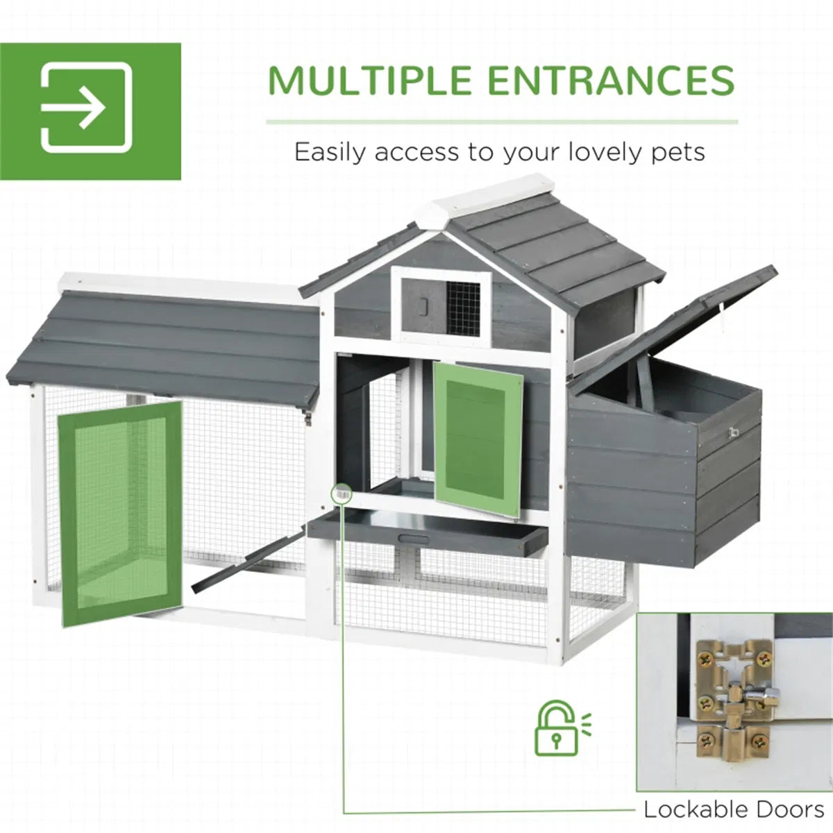 Wooden Chicken Coop - view 6