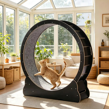 Wooden Cat Exercise Wheel - view 3