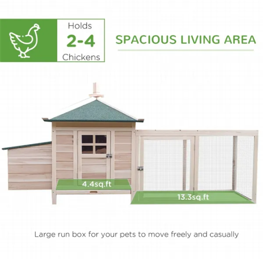 Wooden Chicken Coop - view 4