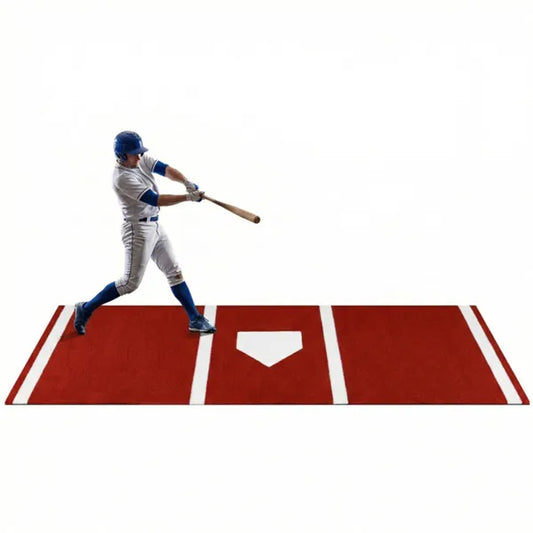 10ft X 3ft Softball Pitching Mat With Artificial Turf, Indoor & Outdoor Training Aid For Pitching Practice - view 2