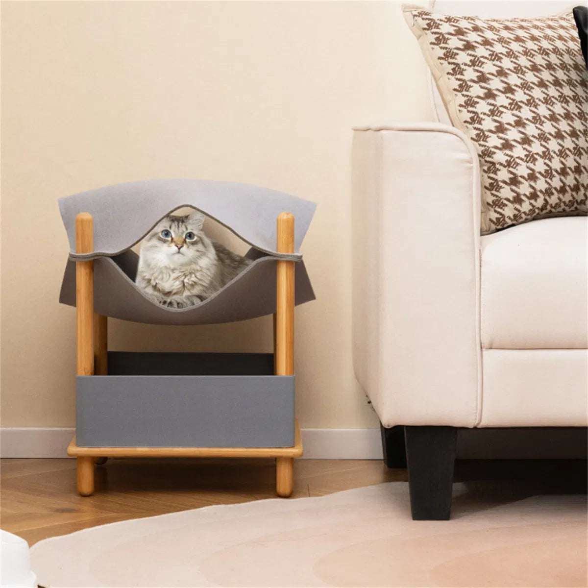 2-Tier Cat Condo with Hammock - view 6