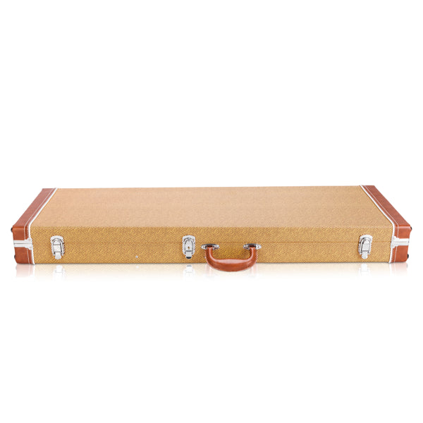 High Grade Electric Guitar Square Hard Case Flat Yellow - view 3