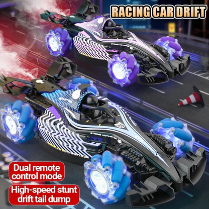 Remote Control Toy Car F1 Racing Style, With Music And Light, The Tail Can Be Spray. - view 6
