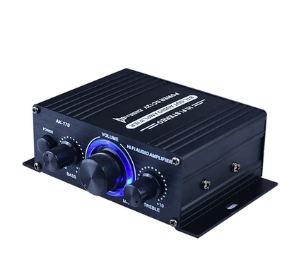 400W 12V 2 Channel Powerful Stereo Audio Power Amplifier HiFi Bass Amp Car Home - view 3