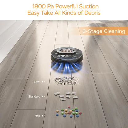 Geek Smart Robot Vacuum Cleaner G6; Ultra-Thin; 1800Pa Strong Suction; Automatic Self-Charging; App Control - view 2