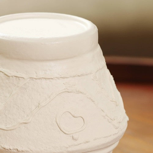 Organic Pattern Terracotta Candle Holder 5.2x5.2x5.5'' Rustic Candle Stand For Ambient Lighting - view 2
