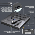 Grabadora externa de CD/DVD USB 3.0