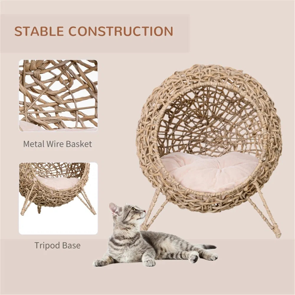 Cat Bed/Cat House -Beige - view 4