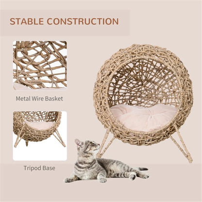 Cat Bed/Cat House -Beige - view 4