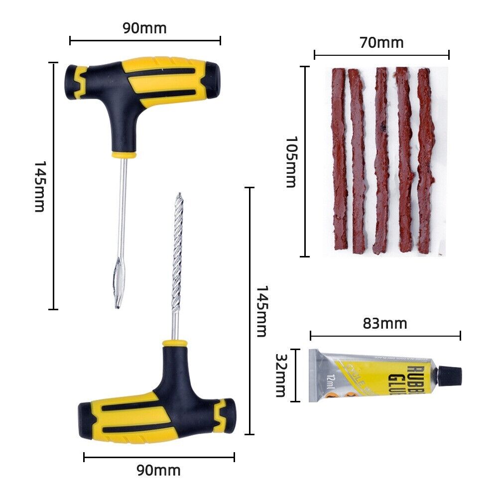 Kit de reparación de llantas (68 piezas)
