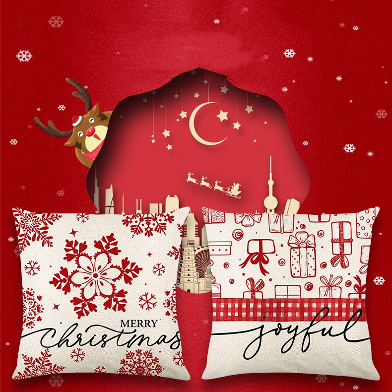 Christmas Pillow Cover Festive Linen - view 6