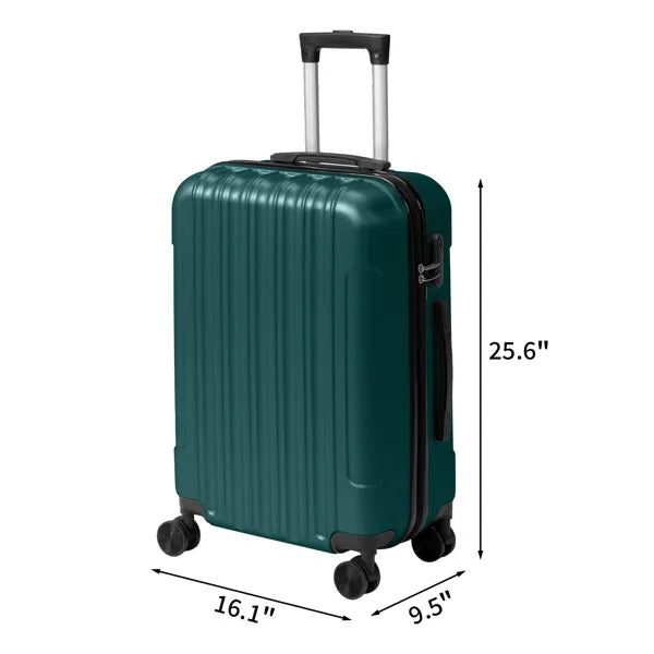 Three-in-one Textured Frosted Case Shell, Non-TSA Customs Lock, 28-inch Detachable Wheels, ABS Trolley Case, 20in, 24in - view 5