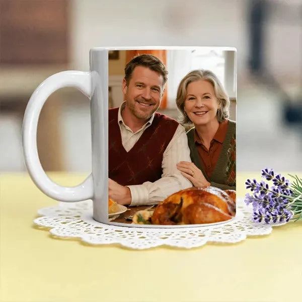 Custom Mug 11oz Christmas Photo Gift - Must Upload The Image - view 8