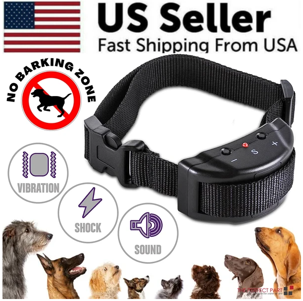 Automatic Anti Bark Barking Dog Shock Control Collar Device Large Medium Small - view 2