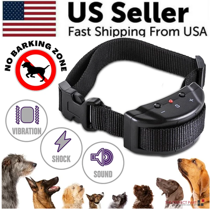 Automatic Anti Bark Barking Dog Shock Control Collar Device Large Medium Small - view 2