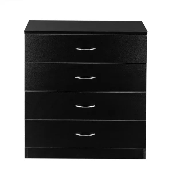 FCH Modern Simple 4-Drawer Dresser Black - view 2