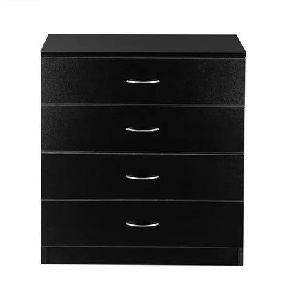 FCH Modern Simple 4-Drawer Dresser Black - view 2