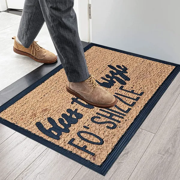 Funny Coir Doormat Hello There Welcome Front Porch Decor Doormat For The Entrance Way Outdoor With Heavy-Duty Non Slip - view 4