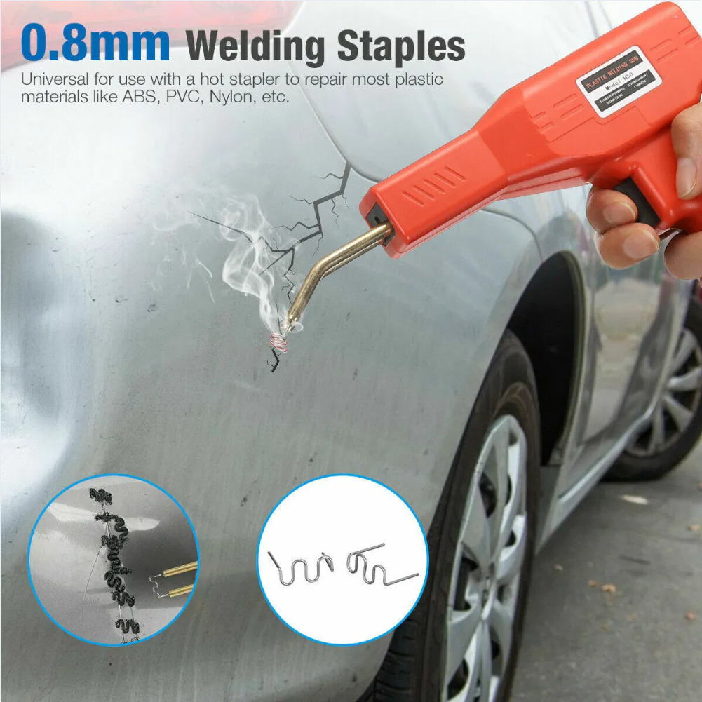 500PCS Hot Stapler Staples Repair Kit For Plastic Welder Gun Car Bumper Fender - view 3