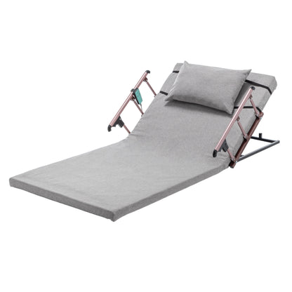 4-68° Upgraded Lifting System Electric Adjustable Bed Backrest with Collapsible Safety Rails, Remote Control