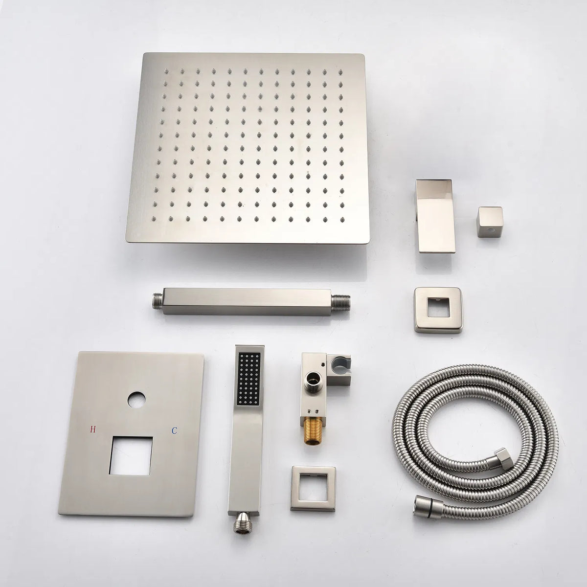 Ceiling Mounted Shower System Combo Set with Handheld and 16" Shower head - view 4