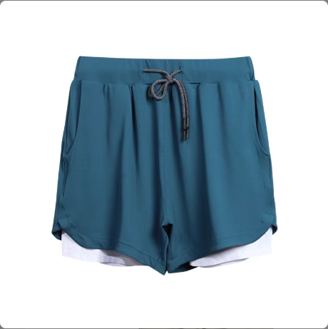Gym Clothing Men Quick Dry 2 In 1 Gym Shorts Men Polyester Spandex Breathable Shorts Men Liner Running Fitness Shorts - view 3