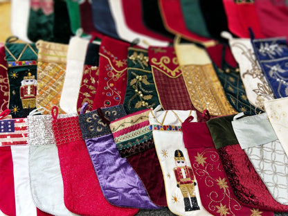 Beaded Embroidery Home Christmas Stocking - view 7