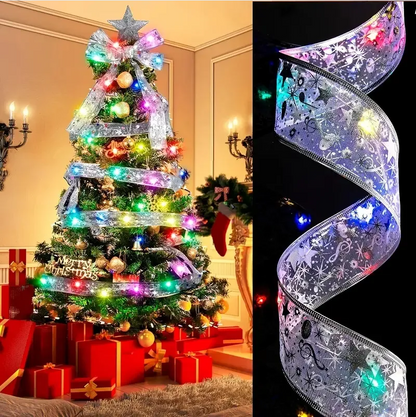 A Christmas Tree With 32 Feet Of Ribbon - view 2