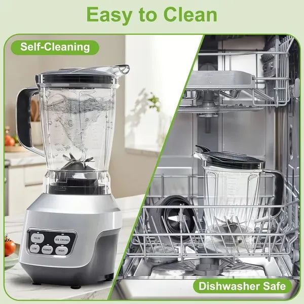 Moothie Blender, Countertop Blenders For Kitchen With 23 34 60oz BPA-Free Portable Cups - view 4