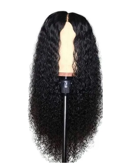 AA Hair Front Wig Womens Brazilian Human Long Curly Lace Wavy Hair Wigs US - view 5