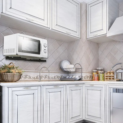 L-Shaped Microwave Wall Mount Shelf, Rust Resistant Carbon Steel Bracket With 35KG Weight Capacity - view 2