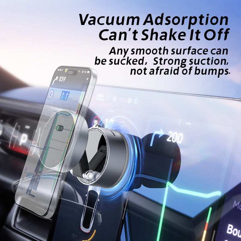 360° Magnetic Phone Mount-Foldable, Anti-Slip, SuperStrong For Car, Desk & Travel Car Phone Mount Car Interiorset - view 4