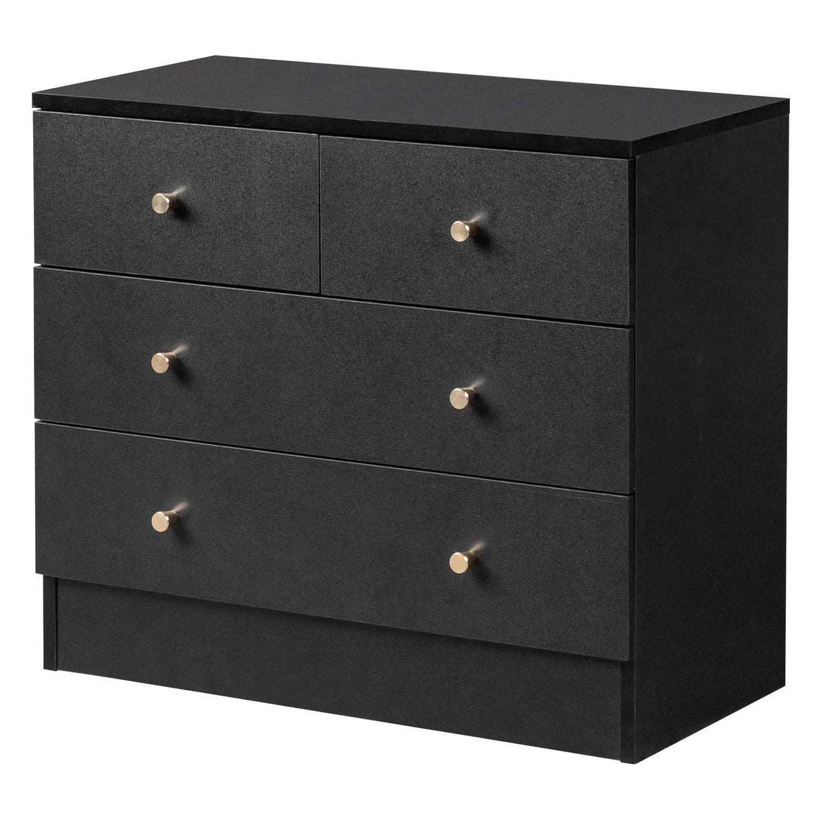 Modern Simple 4-Drawer Dresser Black - view 10