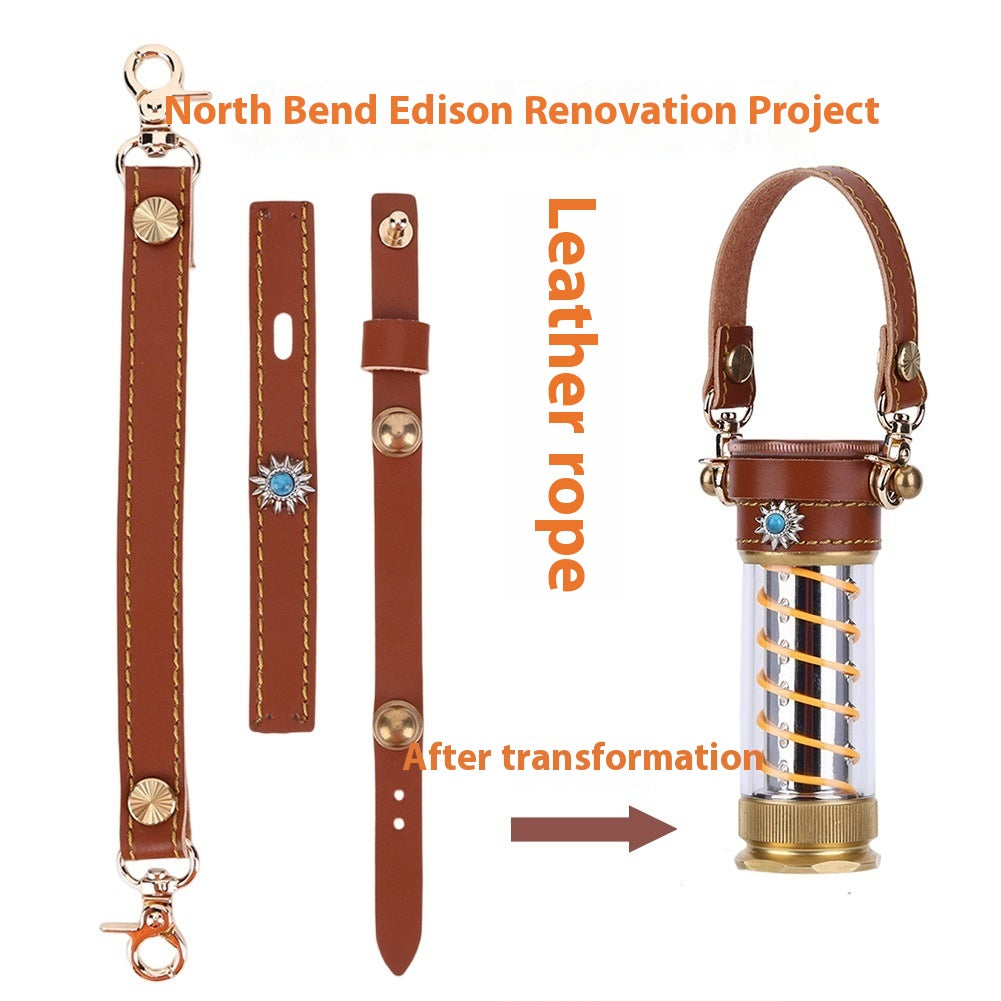 Camping Lantern Leather Hang Rope 3-piece Suit For Beibang Edison Camping Lantern - view 2